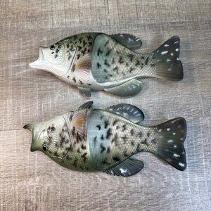 Rivers Edge Crappie Fish Sandals Youth 11/12 Slippers Shoe Funny Slides Fishing
